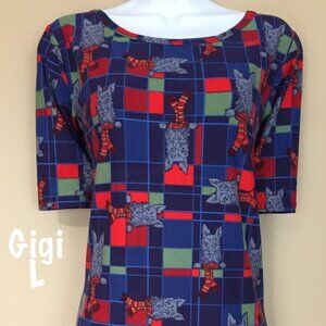 LuLaRoe Chritsmas Collection Gigi brand new with tags Dogs